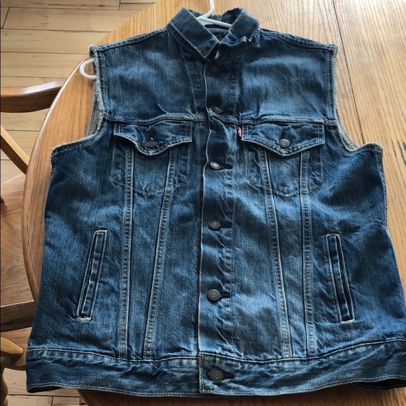 Levi Strauss Denim Trucker Vest 